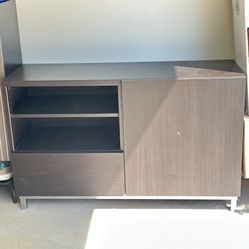Sturdy T.V. Unit With Storage