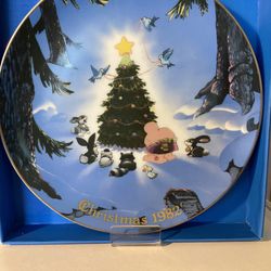 Ziggy Limited Edition Christmas Plate For 1982