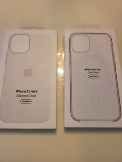 Iphone 12 Mini White Case And Clear Case Mag Safe