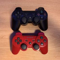 2 PS3 Controllers 