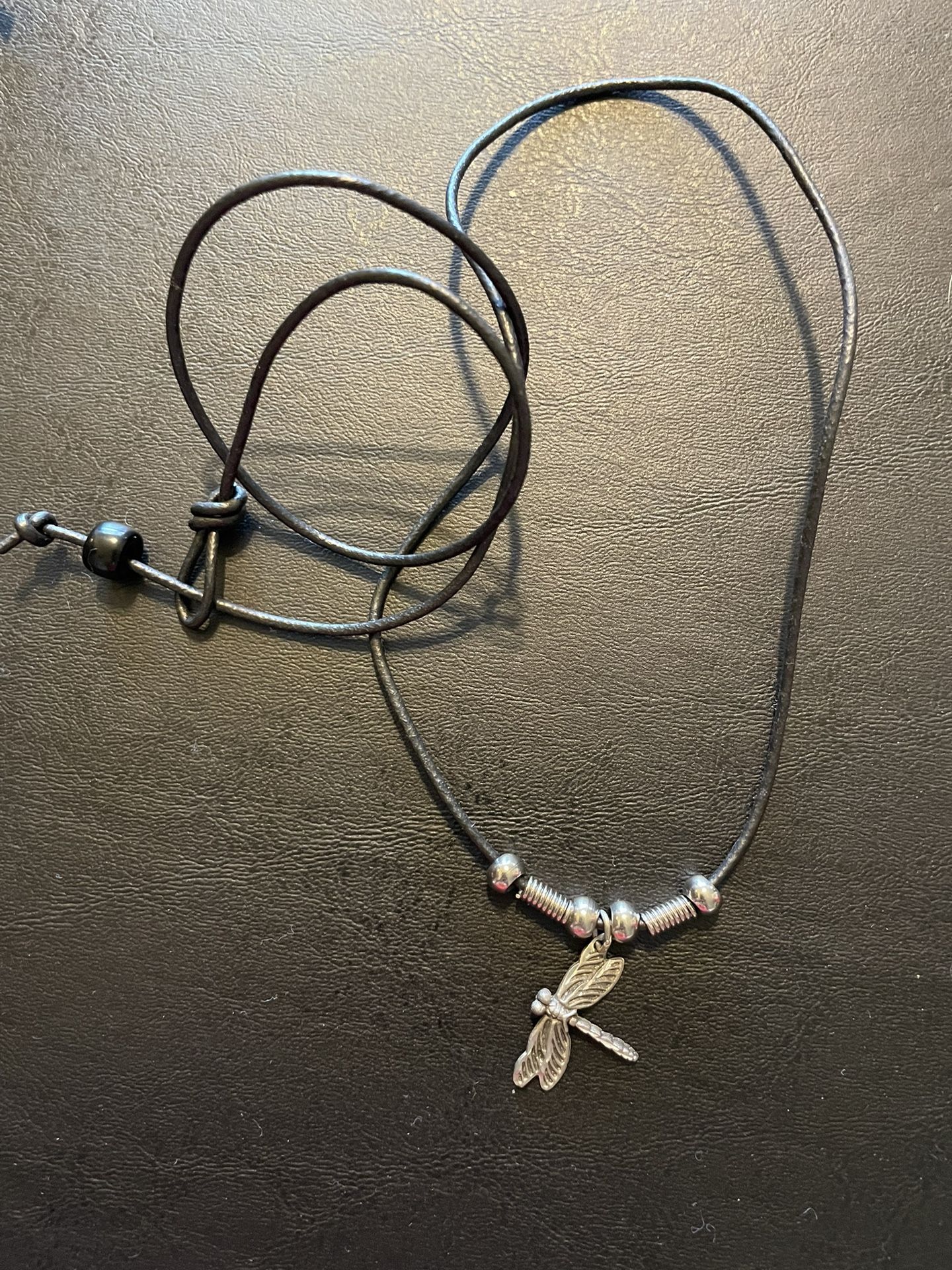 Dragonfly Pendant On Cord