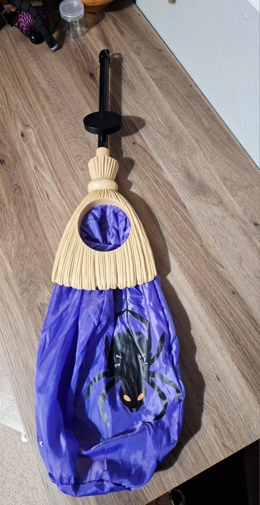 Halloween Witches Broom Trick Or Treat Bag