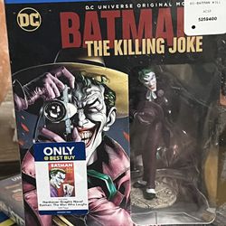 Batman: The Killing Joke Blu Ray, DVD, Figurine & Graphic Novel By 