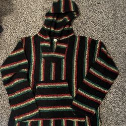 Rasta/reggae Poncho Size small