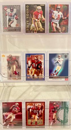 San Francisco 49ers Trading 9 Card Lot - Steve Young, Terrell Owens, Jerry Rice