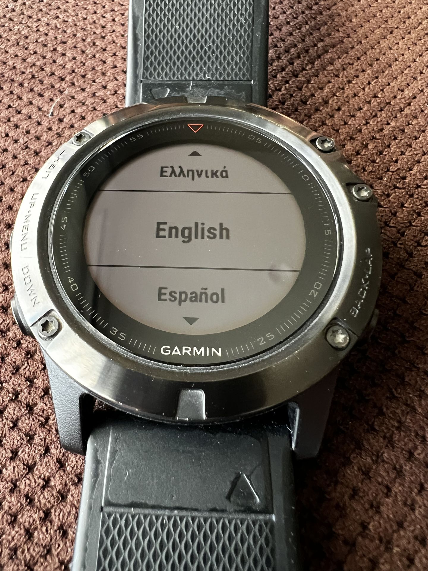 Garmin Fenix 5X Sapphire Smartwatch with Charger