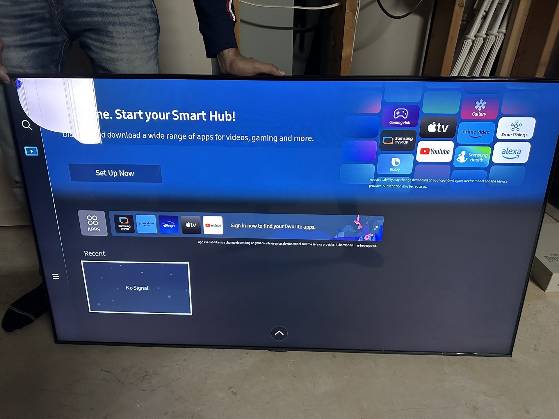 Samsung Tv 55inch - Cracked Screen