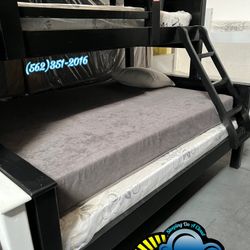 Twin XL QUEEN BUNK BED custom Litera Con Colchones Mattresses