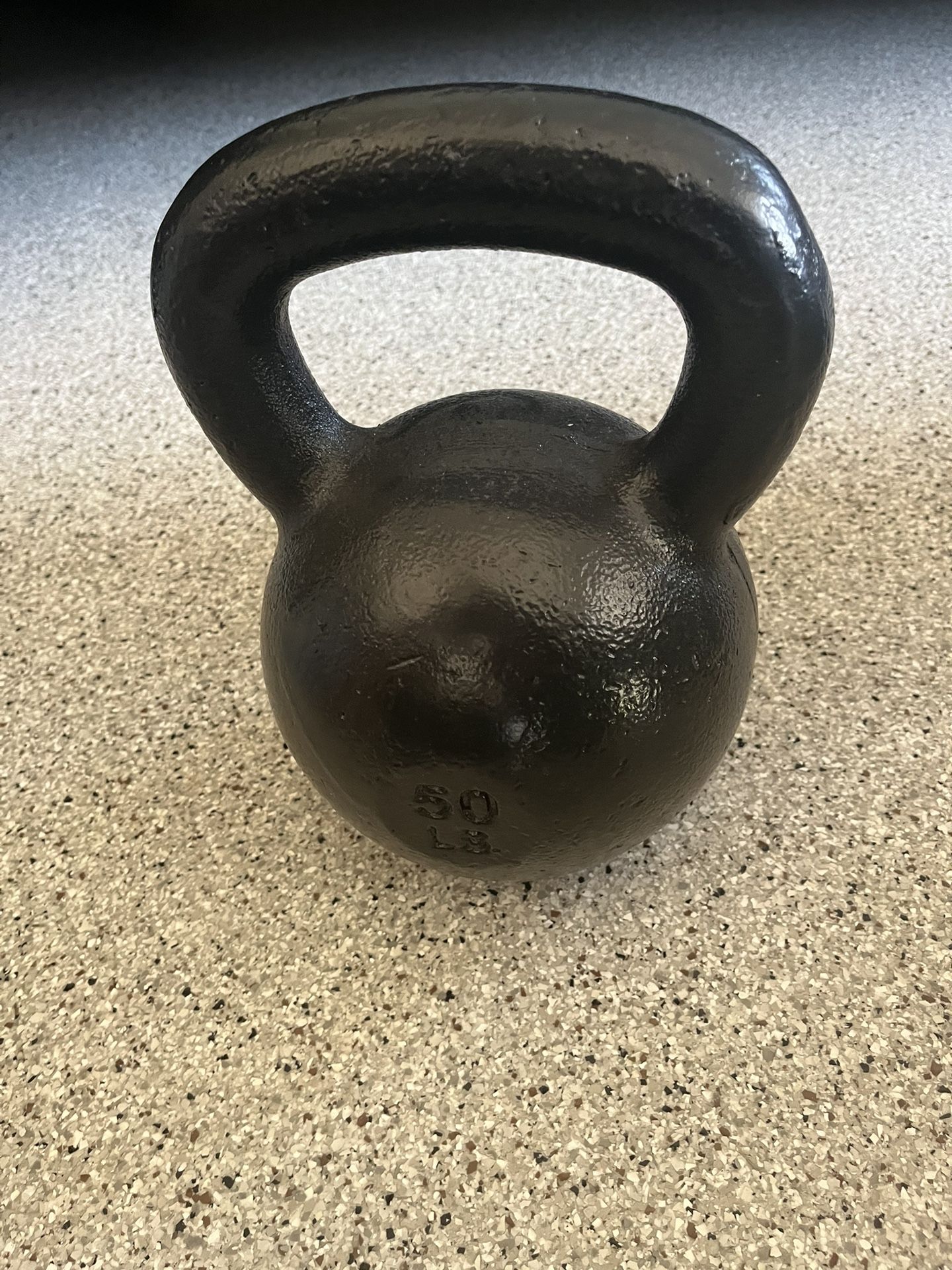 50lb Cast Iron Kettlebell for Sale in Katy, TX OfferUp