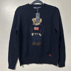 Polo Ralph Lauren Iconic Bear Sweater Size Medium