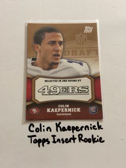 Colin Kaepernick San Francisco 49ers All-Pro QB Topps Short Print Insert Rookie Card.