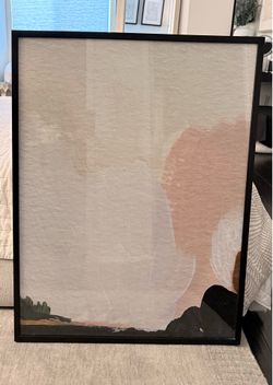 Large 30”x40” Framed Abstract Wall Art (Minted for West Elm)