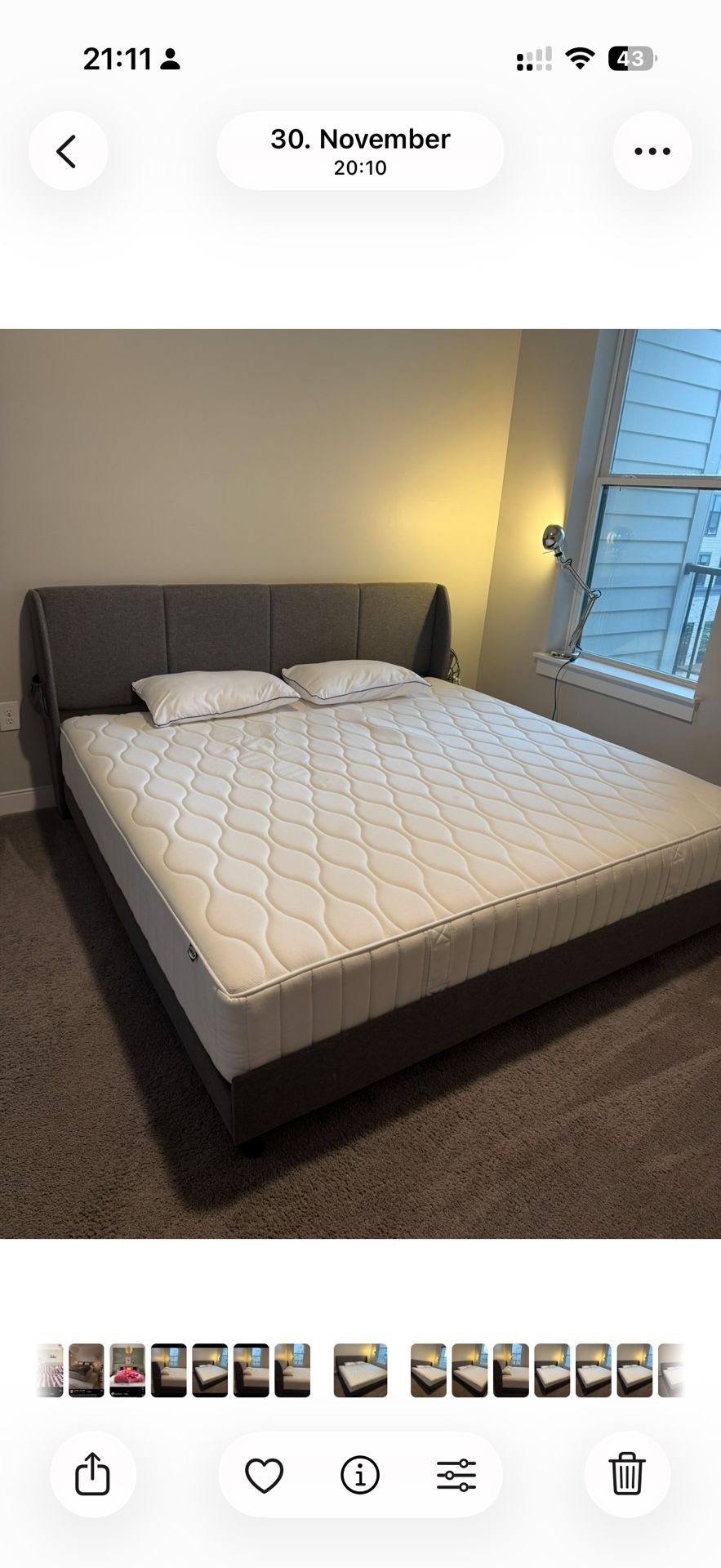 Vagstranda King size IKEA Mattress
