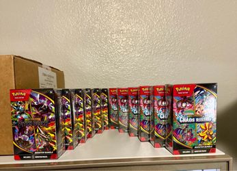 Chaos Rising Booster Bundle x 6 + Pitch Black Booster Bundle x 6 12 bundles in lot