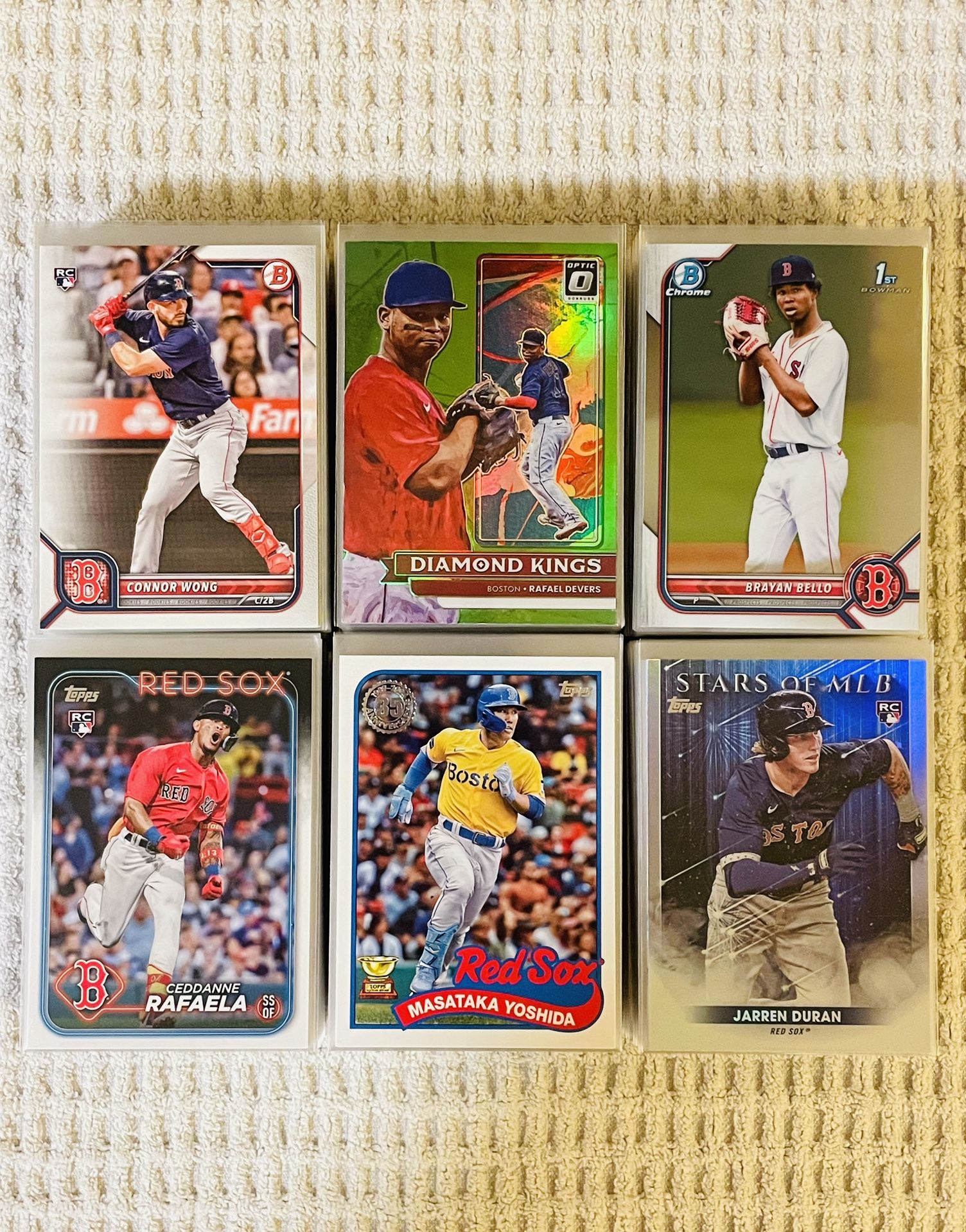 Boston Red Sox 260 Card Baseball Lot!