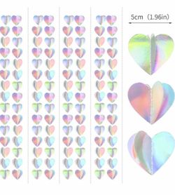 Heart shaped garlands 6 sets