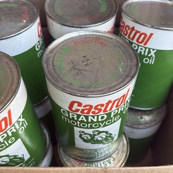 Castrol Grand Prix motorcycle two cycle oil