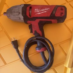 Milwaukee 120V 1/2" Electric Impact Wrench w/ Detent Pin & Rocker 