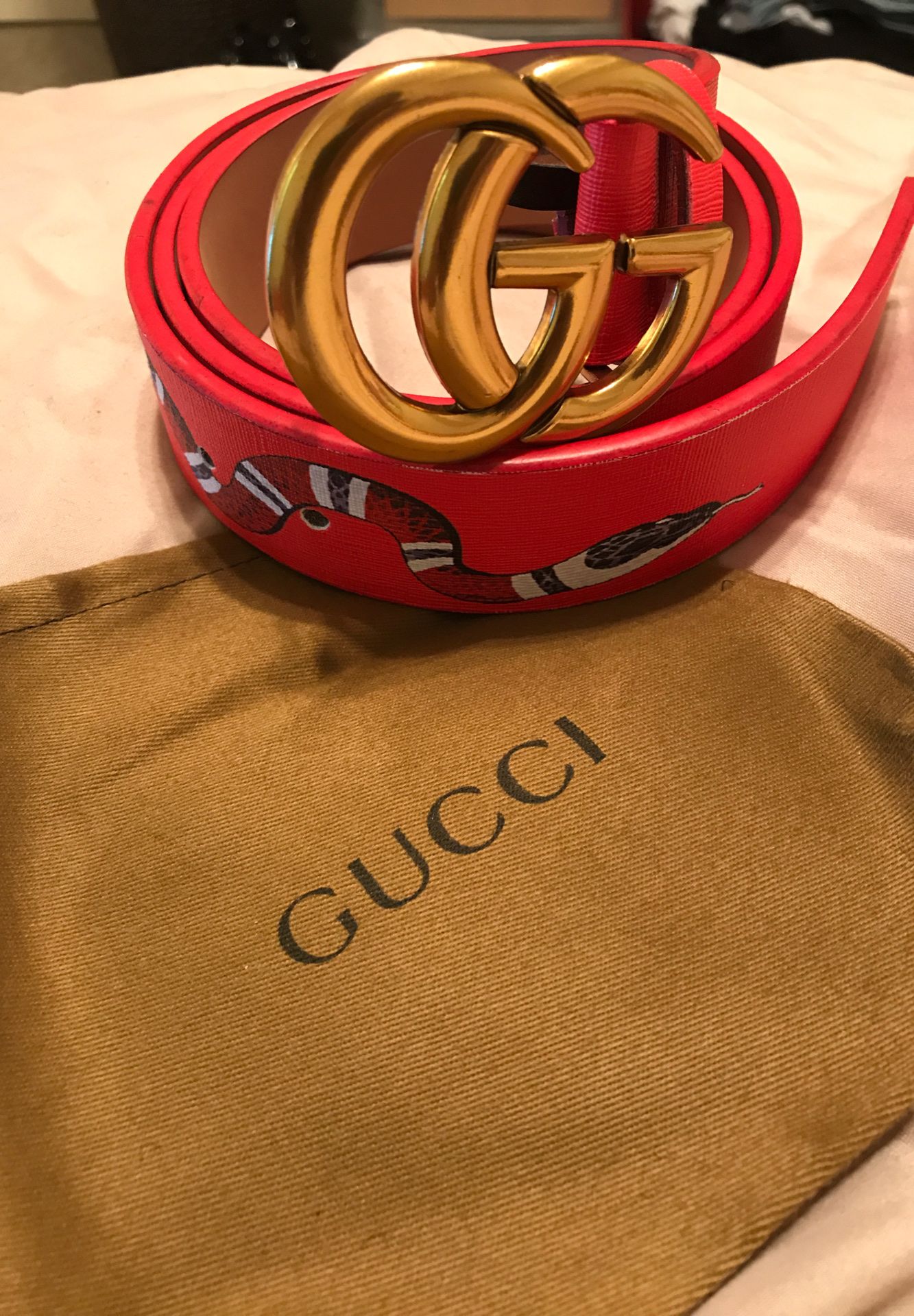Gucci belt size 48