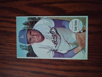 SANDY KOUFAX 1964 TOPPS BIG BASEBALL CARD