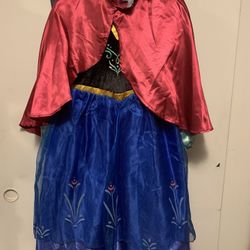 Ana Frozen Costume Size 5/6 Size