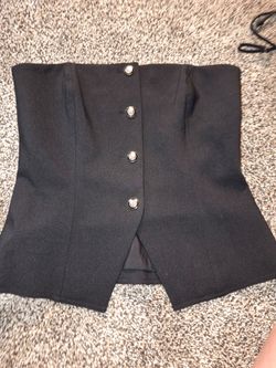 White house black market crop top