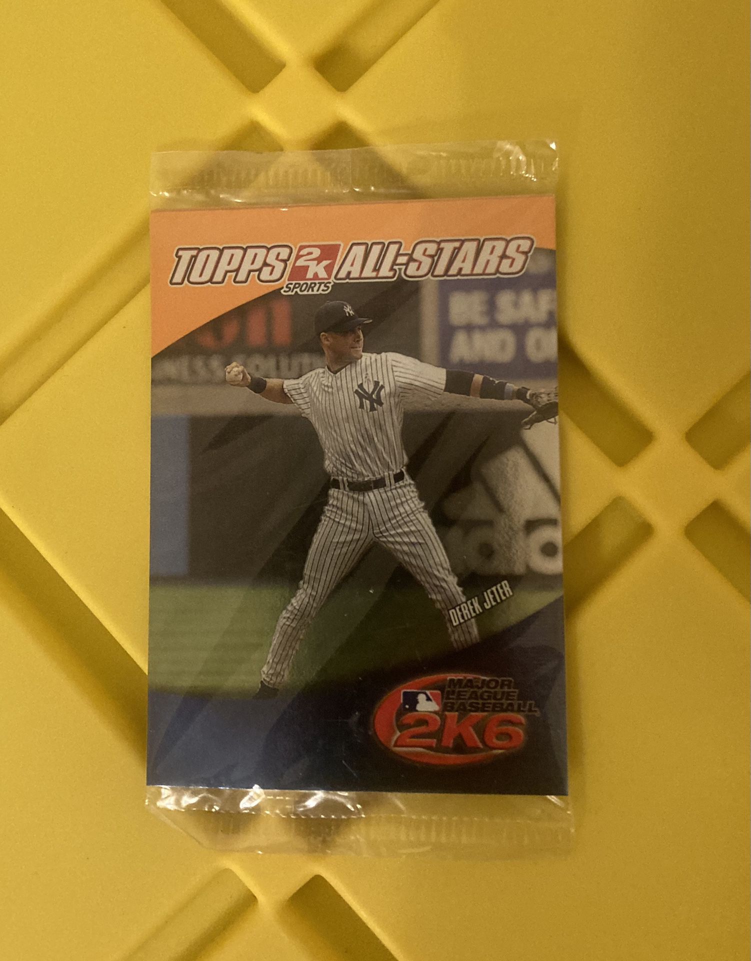 Derek Jeter & Derrek Lee 2006 Topps 2K All-Stars Baseball Card (Sealed) 