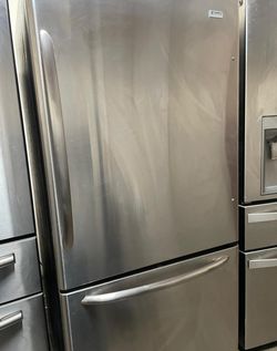 Kenmore Bottom Freezer Stainless Refrigerator Fridge
