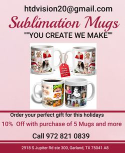 Sublimation MUGS