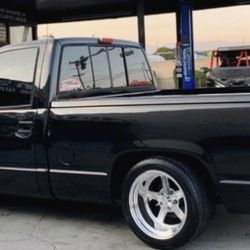 Intro Hauler All Polished 17x11 With Toyo Extensa 315/35/17 Tires For Obs Or C-10 Chevy🔥🔥🔥