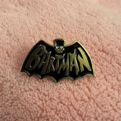 bartman enamel pin brooch     (shipping only )