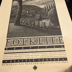 Seattle Folklife Poster From 1984