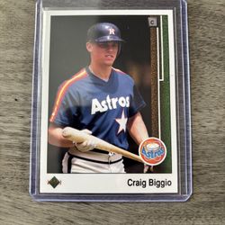 Craig Biggio RC  1989 Upper Deck