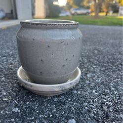 Ceramic Plant Pot 4 Inch Diameter 
