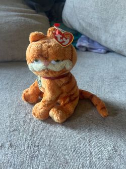 Ty Beanie Baby Garfield Plush Beanbag 2004 Vintage Retired Beanie Babies