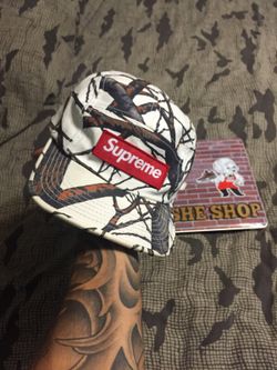 Supreme 5 panel real tree camo hat