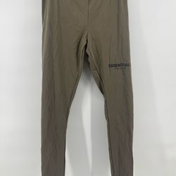 Fear of God Essentials Taupe Athletic Leggings Size Small