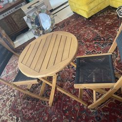 Folding Table And Chairs 