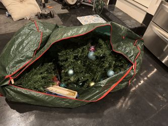 Christmas Tree And Decorations Plus Storage Bag