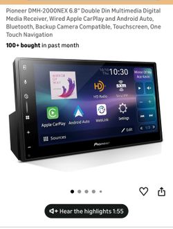 2024 Pioneer NEX touchscreen radio 7 inch - $250