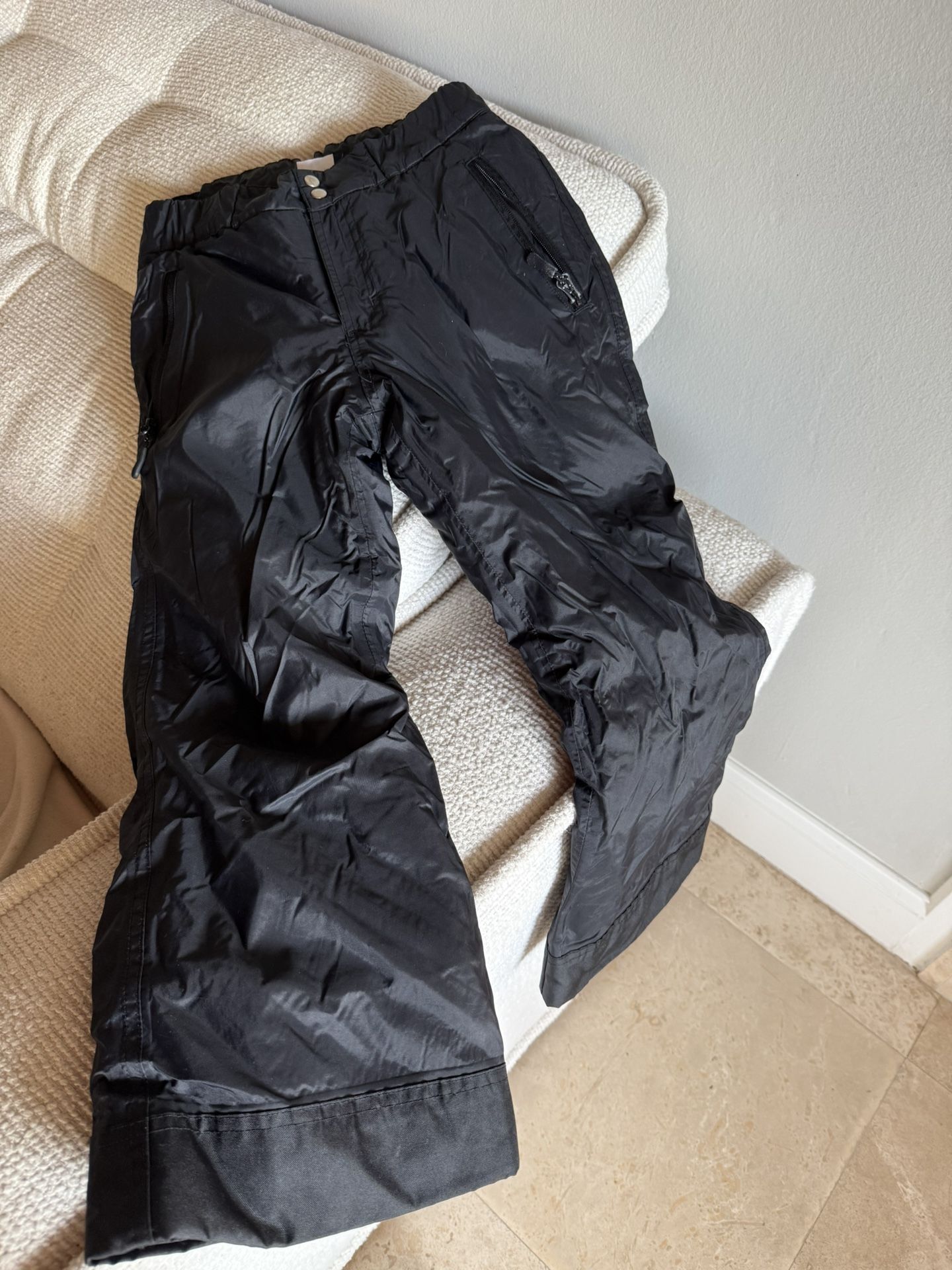 Ski Pants Black Unisex Kids Small