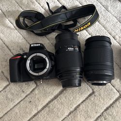 Nikon D5600 With Two Lenses 