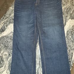 Duluth Flex Ballroom Blue Jeans - Men’s Size 46 x 32 Relaxed Fit