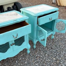 Two Matching End Tables 