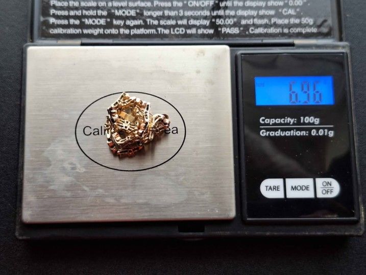 14kt Gold Bracelet. 6.96 grams.