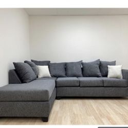Beautiful Grey Sectional