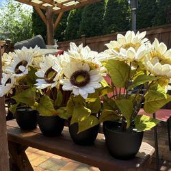 Artificial Flowers With Pot