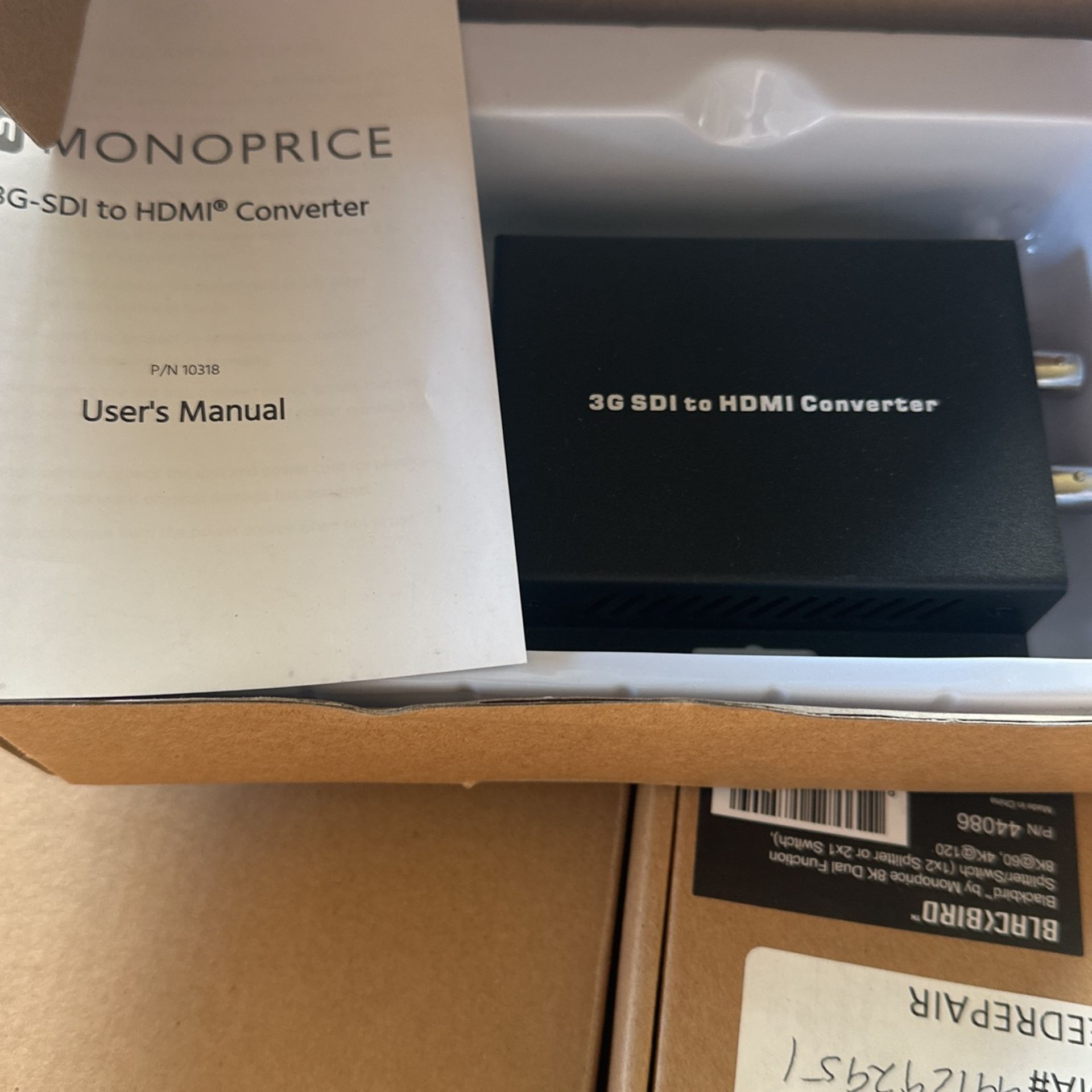 Monoprice 3g SDI To HDMI Converter $25