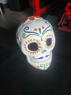 Day of the Dead Sugar Skull Figurine