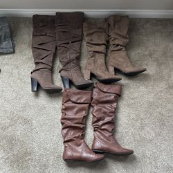 Size 6 1/2 Boots. Like Brand New!!